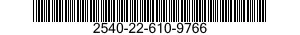 2540-22-610-9766 BUMPER SECTION,VEHICULAR 2540226109766 226109766