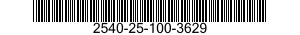 2540-25-100-3629  2540251003629 251003629