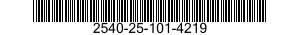 2540-25-101-4219 PAD,PEDAL 2540251014219 251014219