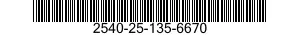 2540-25-135-6670 CHAIN ASSEMBLY,TIRE 2540251356670 251356670