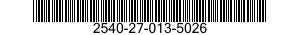 2540-27-013-5026 BUMPER SECTION,VEHICULAR 2540270135026 270135026