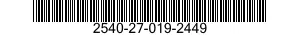2540-27-019-2449 BUMPER SECTION,VEHICULAR 2540270192449 270192449