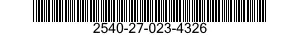 2540-27-023-4326 MOTOR,CAM SILECEK,E 2540270234326 270234326