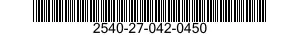 2540-27-042-0450 BELT,VEHICULAR SAFETY 2540270420450 270420450