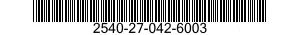 2540-27-042-6003 DUCT ASSEMBLY,AIR CONDITIONING-HEATING,VEHICULAR 2540270426003 270426003