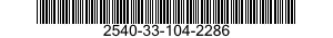 2540-33-104-2286 TARPAULIN 2540331042286 331042286