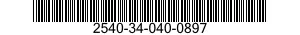 2540-34-040-0897 ANCHOR KIT,AUTOMOBILE SEAT BELT 2540340400897 340400897