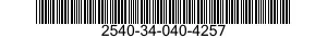 2540-34-040-4257 LOCK,SAFETY BELT,VEHICLE 2540340404257 340404257