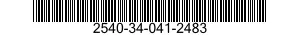 2540-34-041-2483 CUSHION,SEAT BACK,VEHICULAR 2540340412483 340412483