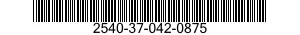 2540-37-042-0875  2540370420875 370420875
