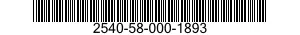 2540-58-000-1893 INSTALLATION KIT,VEHICULAR EQUIPMENT COMPONENTS 2540580001893 580001893