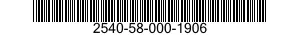 2540-58-000-1906 INSTALLATION KIT,VEHICULAR EQUIPMENT COMPONENTS 2540580001906 580001906