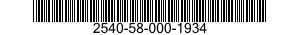 2540-58-000-1934 INSTALLATION KIT,VEHICULAR EQUIPMENT COMPONENTS 2540580001934 580001934