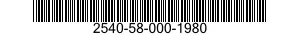 2540-58-000-1980 INSTALLATION KIT,VEHICULAR EQUIPMENT COMPONENTS 2540580001980 580001980