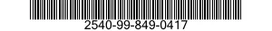 2540-99-849-0417  2540998490417 998490417