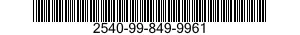 2540-99-849-9961  2540998499961 998499961