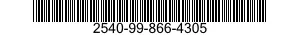 2540-99-866-4305  2540998664305 998664305