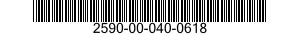 2590-00-040-0618  2590000400618 000400618