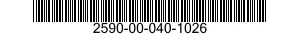 2590-00-040-1026 WIRING HARNESS 2590000401026 000401026