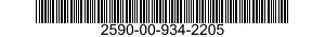 2590-00-934-2205  2590009342205 009342205