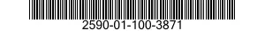 2590-01-100-3871 CONTROL ASSEMBLY,PUSH-PULL 2590011003871 011003871