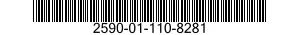 2590-01-110-8281 CONTROL ASSEMBLY,PUSH-PULL 2590011108281 011108281