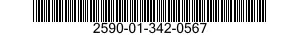 2590-01-342-0567 BRACKET,VEHICULAR COMPONENTS 2590013420567 013420567