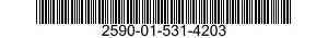 2590-01-531-4203 BRACKET,VEHICULAR COMPONENTS 2590015314203 015314203