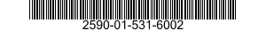 2590-01-531-6002 BRACKET,VEHICULAR COMPONENTS 2590015316002 015316002