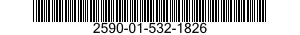 2590-01-532-1826 BRACKET,VEHICULAR COMPONENTS 2590015321826 015321826
