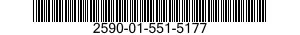 2590-01-551-5177 BRACKET,VEHICULAR COMPONENTS 2590015515177 015515177