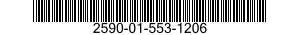 2590-01-553-1206 BRACKET,VEHICULAR COMPONENTS 2590015531206 015531206