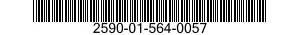 2590-01-564-0057 BRACKET,VEHICULAR COMPONENTS 2590015640057 015640057