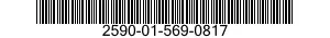 2590-01-569-0817 BRACKET,VEHICULAR COMPONENTS 2590015690817 015690817