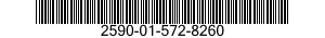 2590-01-572-8260 BRACKET,VEHICULAR COMPONENTS 2590015728260 015728260