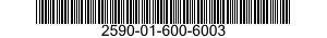 2590-01-600-6003 BRACKET,VEHICULAR COMPONENTS 2590016006003 016006003