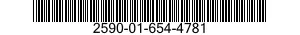 2590-01-654-4781 BRACKET,VEHICULAR COMPONENTS 2590016544781 016544781