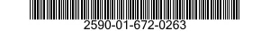 2590-01-672-0263 BRACKET,VEHICULAR COMPONENTS 2590016720263 016720263