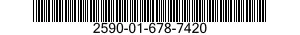 2590-01-678-7420 BRACKET,VEHICULAR COMPONENTS 2590016787420 016787420