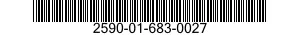 2590-01-683-0027 BRACKET,VEHICULAR COMPONENTS 2590016830027 016830027