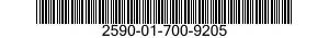 2590-01-700-9205 PLATE,IDENTIFICATION 2590017009205 017009205