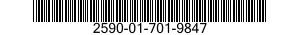 2590-01-701-9847 BRACKET,VEHICULAR COMPONENTS 2590017019847 017019847