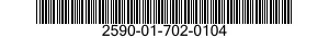 2590-01-702-0104 BRACKET,VEHICULAR COMPONENTS 2590017020104 017020104