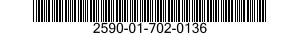 2590-01-702-0136 BRACKET,VEHICULAR COMPONENTS 2590017020136 017020136