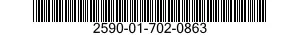 2590-01-702-0863 BRACKET,VEHICULAR COMPONENTS 2590017020863 017020863