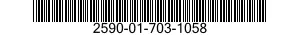 2590-01-703-1058 PLATE,IDENTIFICATION 2590017031058 017031058