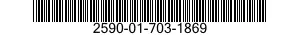 2590-01-703-1869 BRACKET,VEHICULAR COMPONENTS 2590017031869 017031869