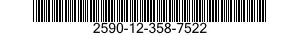 2590-12-358-7522 LATCH ASSEMBLY,VEHICULAR LOADING 2590123587522 123587522