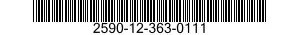 2590-12-363-0111 CONTROL,REEL 2590123630111 123630111