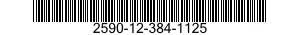 2590-12-384-1125 BRACKET,VEHICULAR COMPONENTS 2590123841125 123841125